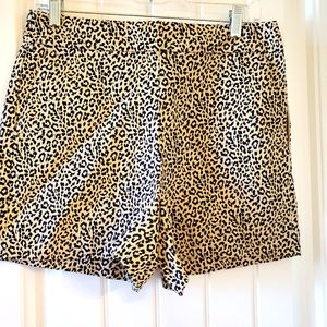 Jcrew Leopard shorts